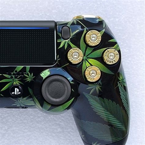 Custom PS4 Controller Weed Cartel Mod PlayStation 4 .